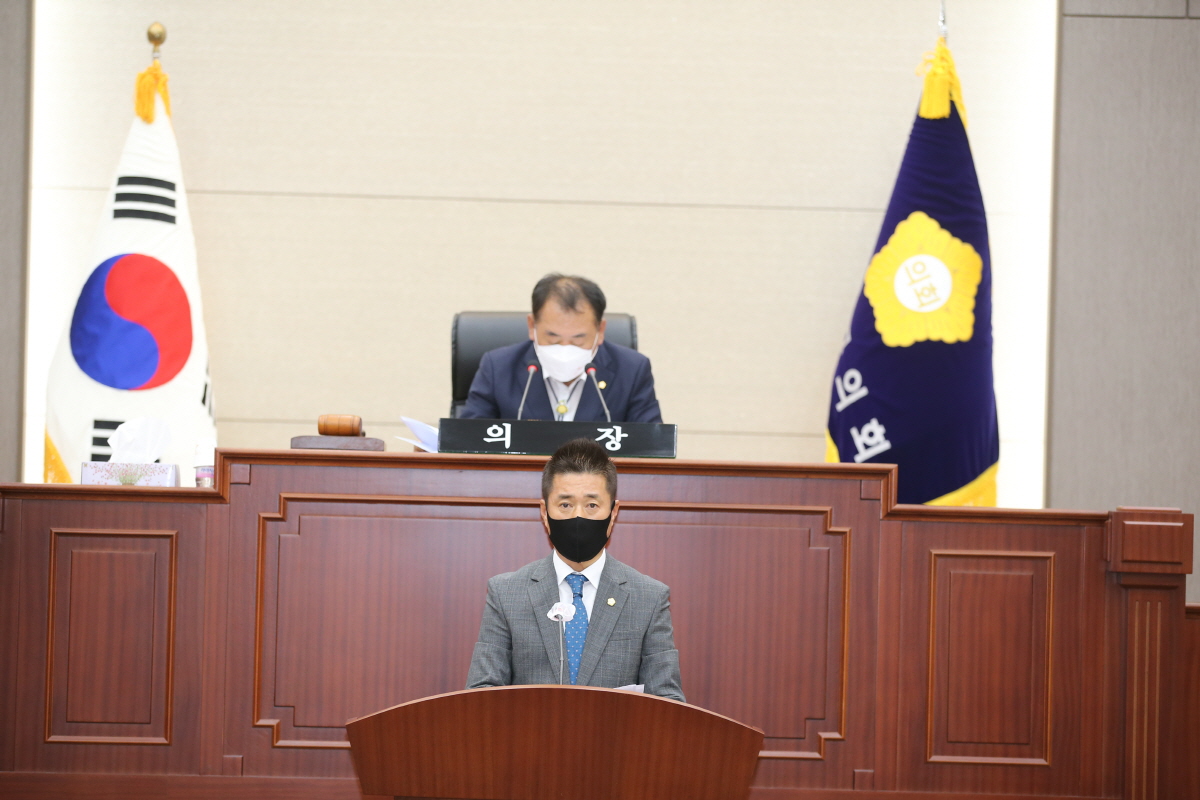 성주군의회, 도희재 의원 5분 자유발언 나서